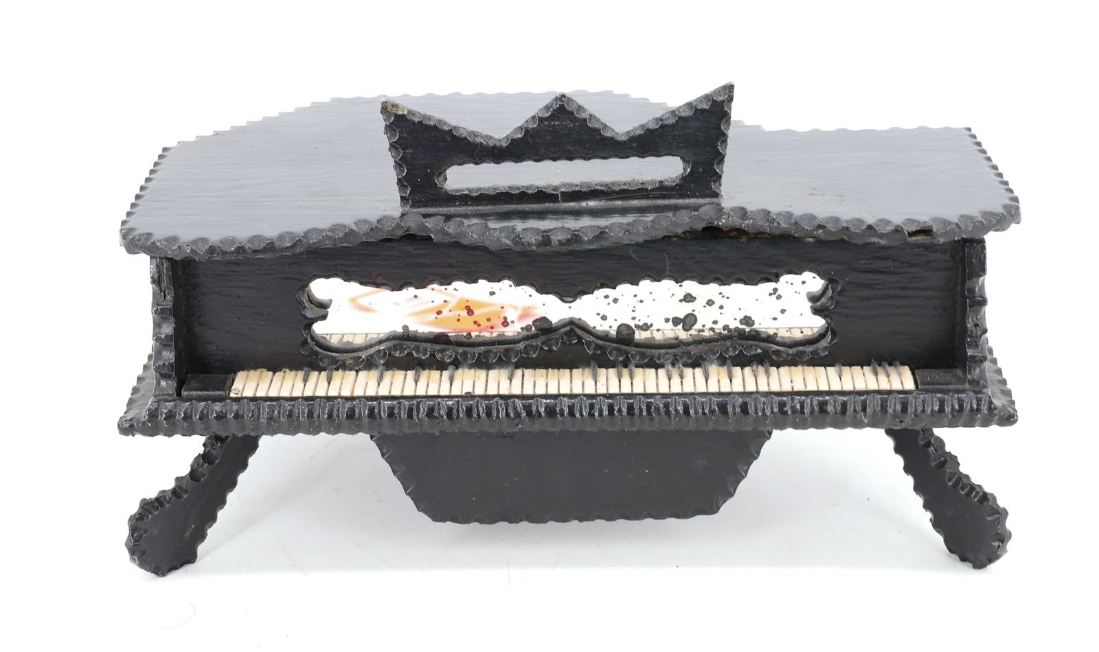 TRAMP ART MUSIC BOX PIANO (1 of 4)