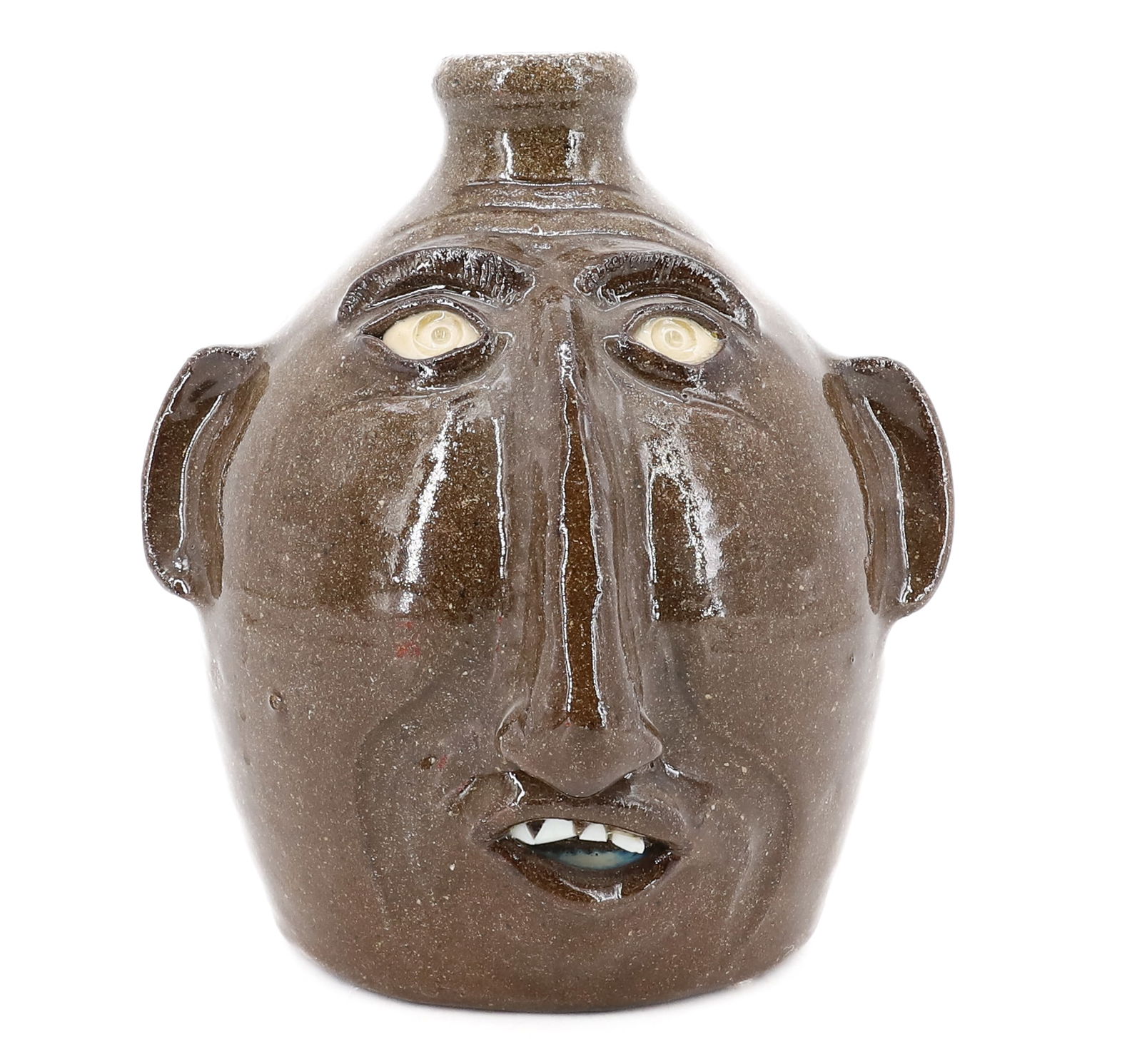 DWAYNE CROCKER POTTERY FACE JUG (1 of 6)