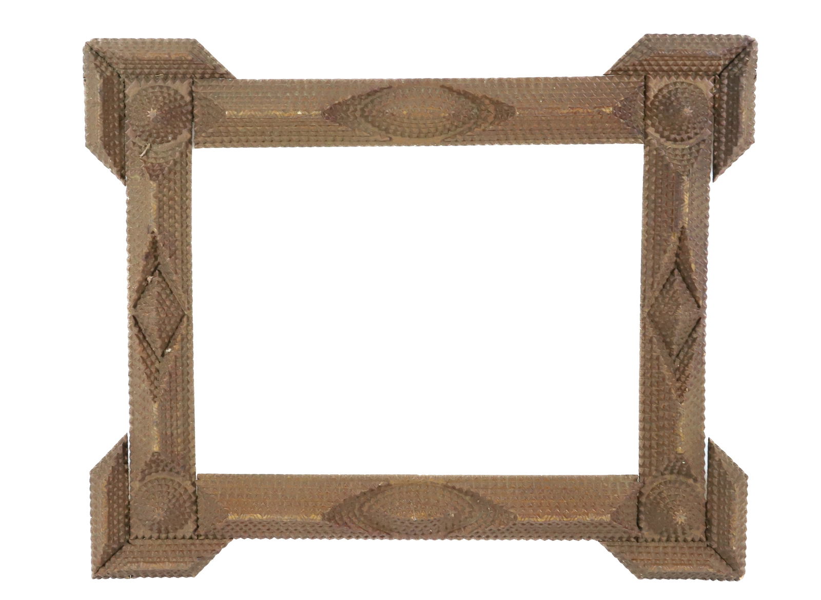 TRAMP ART WOODEN FRAME (1 of 3)