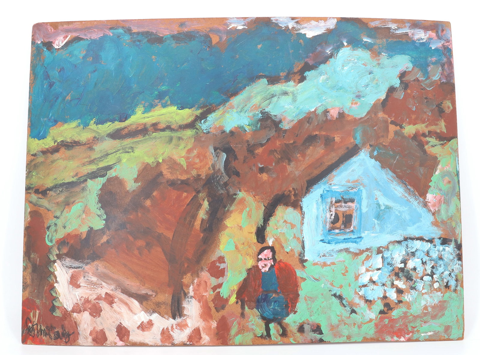 JUSTIN MCCARTHY OIL ON BOARD (1 of 4)