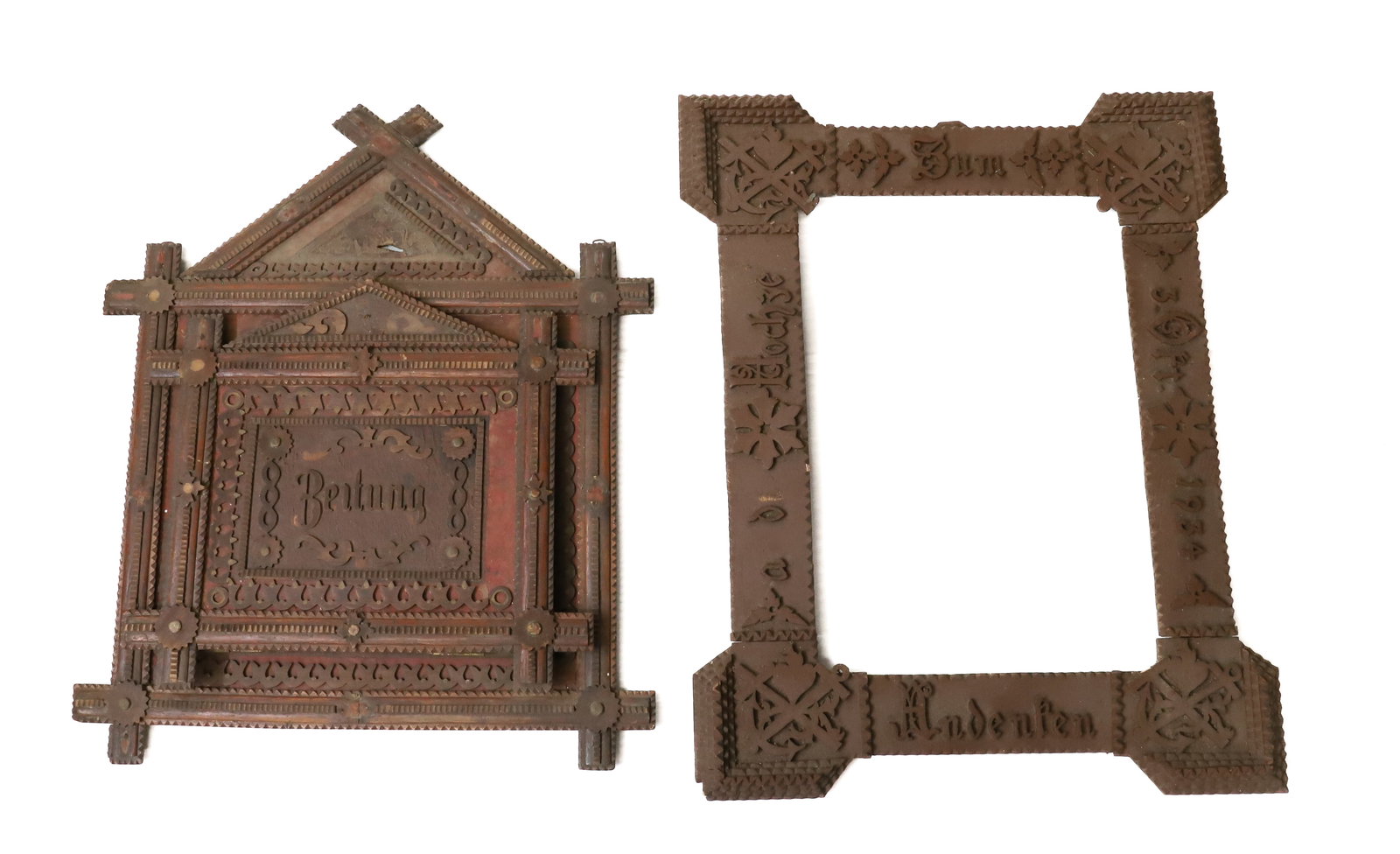 FOLK ART FRAME AND WALL HANGING (1 of 4)