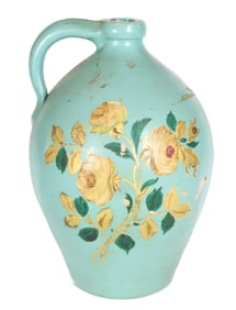 PAINTED STONEWARE JUG