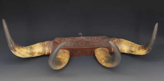 FOLK ART HAT RACK
