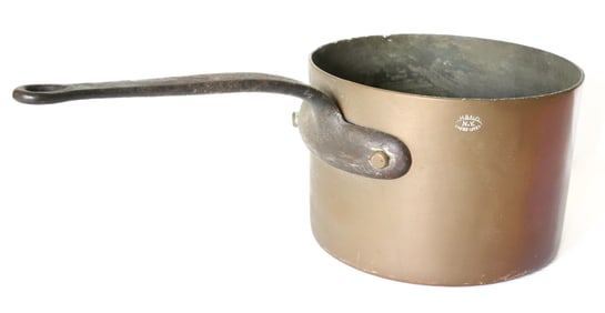 ANTIQUE COPPER COOKING POT