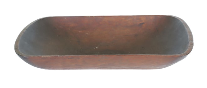 WOODEN RECTANGULAR TRENCHER