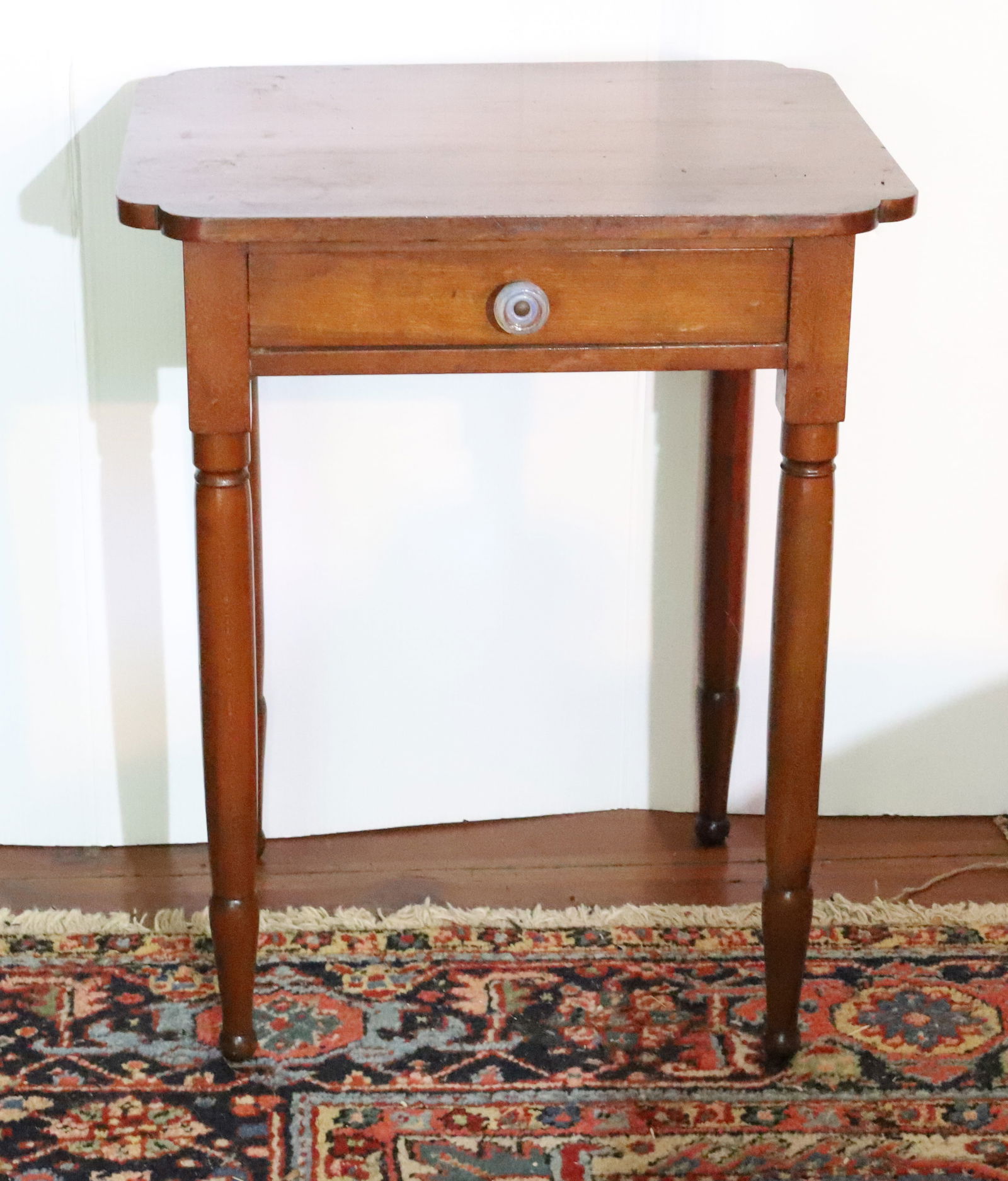 19TH C. ONE DRAWER WORK TABLE (1 of 6)