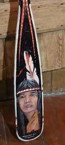 FOLK ART CANOE PADDLE