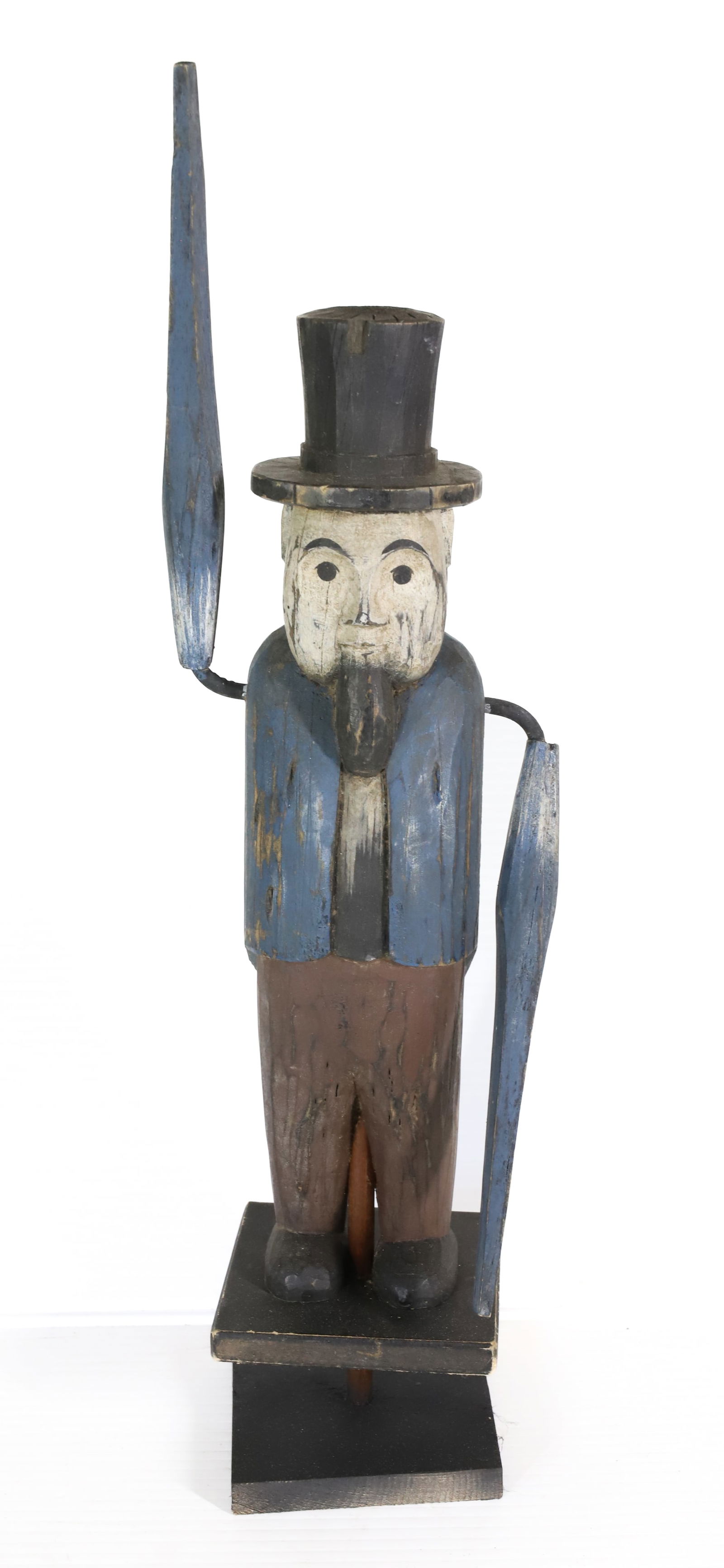 CARVED WOODEN WHIRLIGIG (1 of 6)