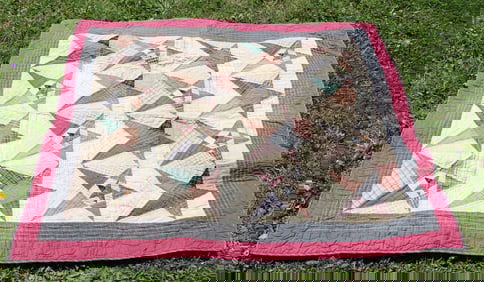 HANDMADE STAR QUILT