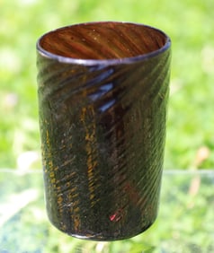 AMETHYST BLOWN GLASS TUMBLER