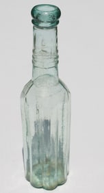 BLOWN GLASS PEPPER SAUCE BOTTLE
