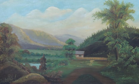 BLOOMSBURY, NJ OIL ON CANVAS, SARAH ELIZABETH RIEGEL 