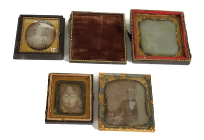 (4) 19TH C. DAGUERREOTYPES