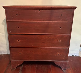 EARLY TWO-DRAWER BLANKET CHEST