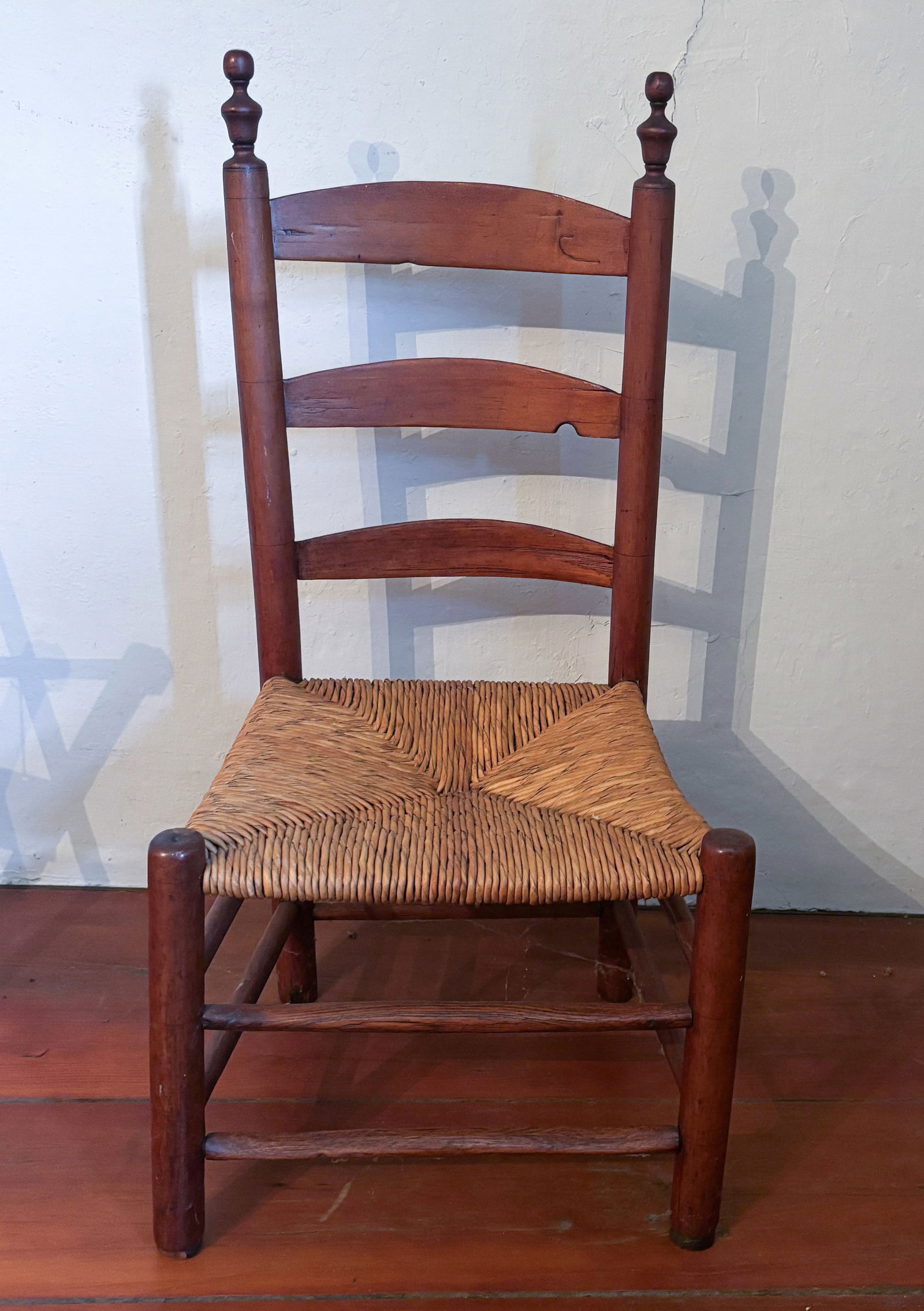 ANTIQUE LADDER BACK CHAIR (1 of 4)
