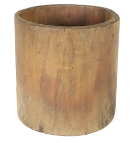 CARVED HORNBEAM WOODEN CONTAINER