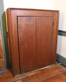 EARLY ONE DOOR CUPBOARD