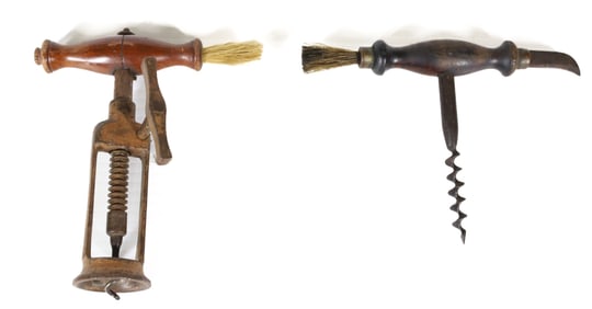 (2) ANTIQUE CORKSCREWS