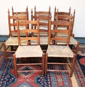 SET OF (8) BERGEN COUNTY, NJ CHAIRS