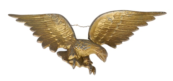 CAST IRON EAGLE PLAQUE