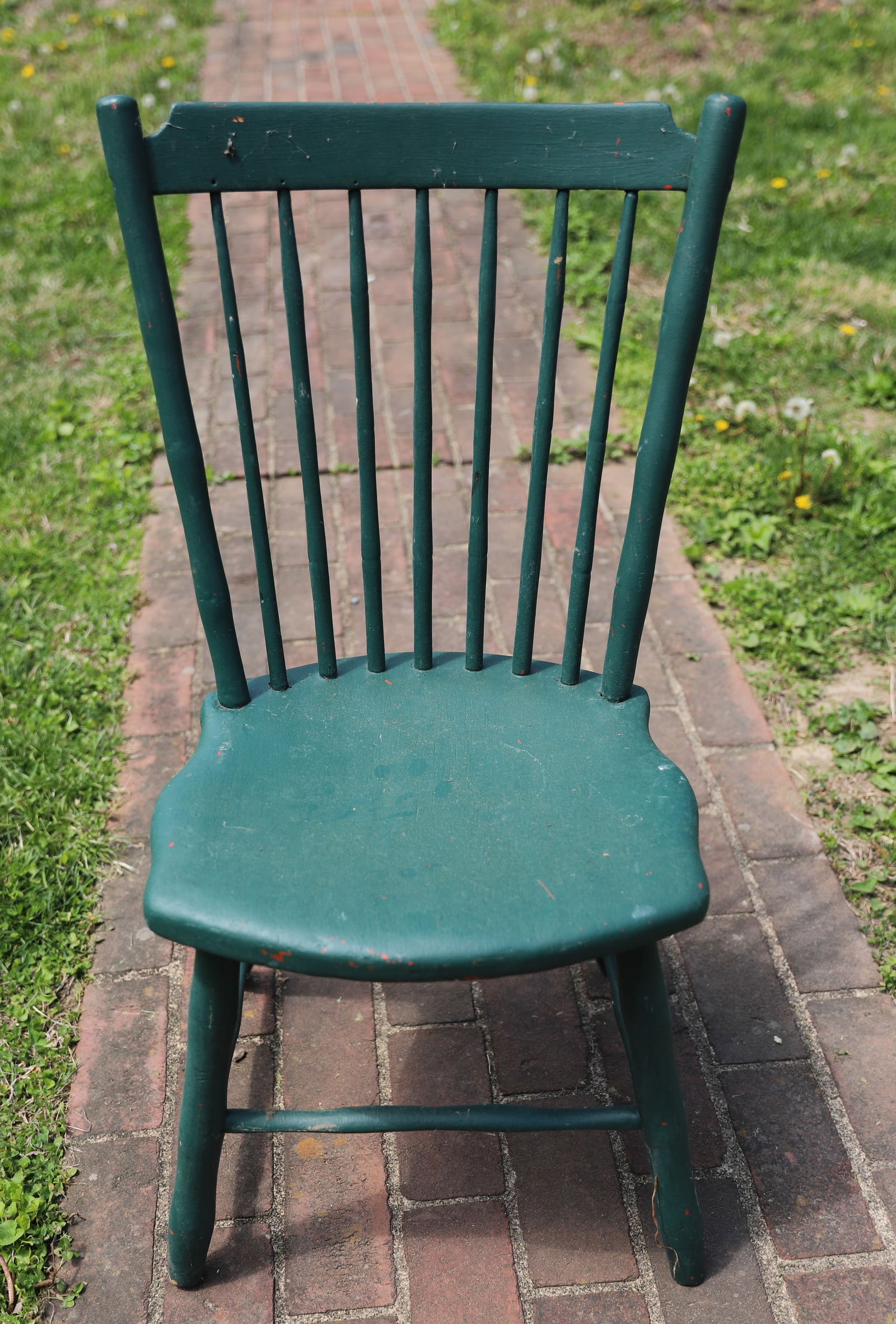 PAINTED WINDSOR SIDE CHAIR (1 of 4)