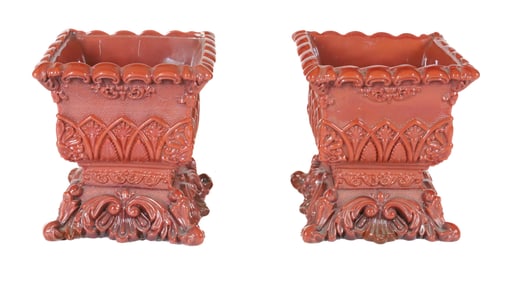 19TH C. FRENCH CACHE POTS