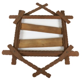 FOLK ART WOODEN FRAME