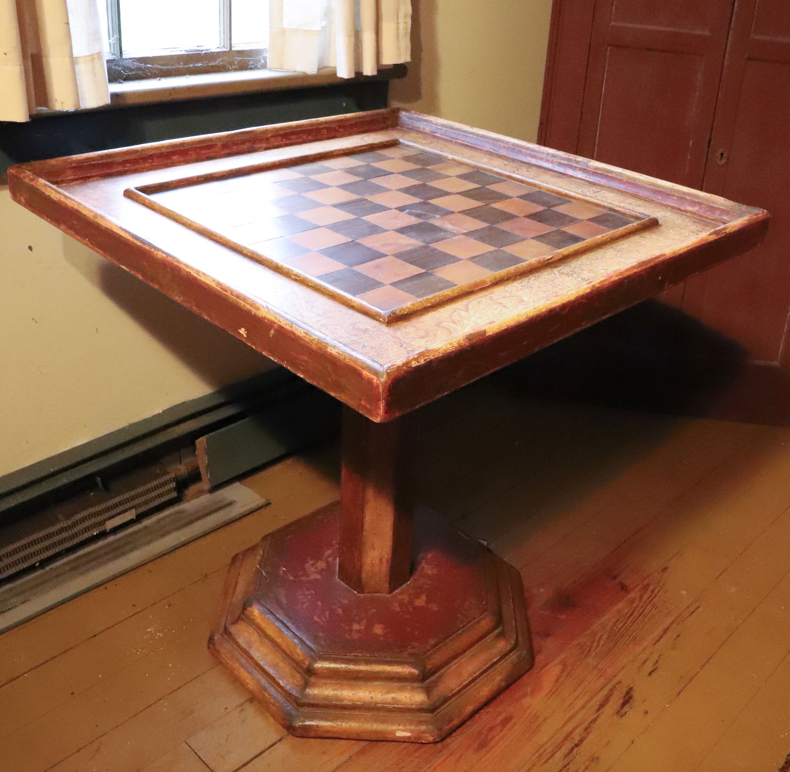 FOLK ART GAME TABLE (1 of 5)