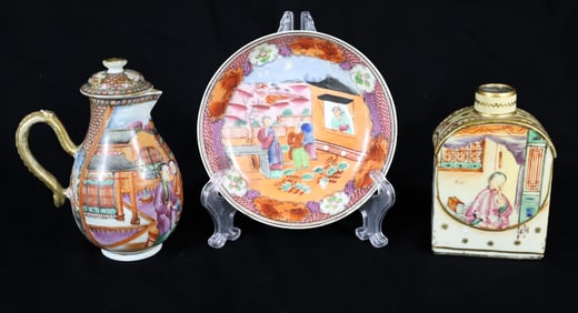 LOT OF CHINESE AND ENGLISH  PORCELAIN