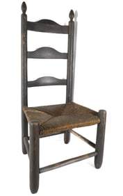 EARLY CHILD'S LADDER BACK CHAIR