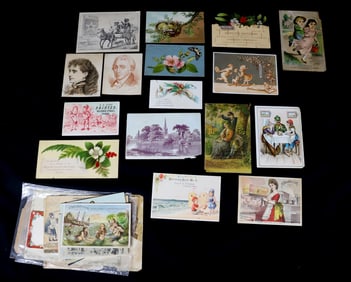 LOT OF VICTORIAN TRADE CARDS