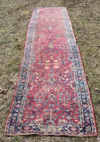 ANTIQUE HANDMADE ORIENTAL RUNNER