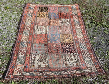 ANTIQUE HANDMADE ORIENTAL RUG