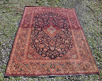 ANTIQUE HANDMADE ORIENTAL RUG