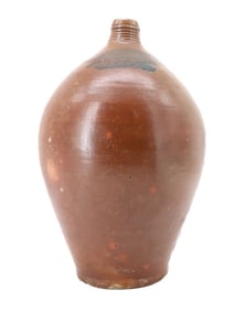 19TH C. BENTON & STEWART OVOID STONEWARE JUG