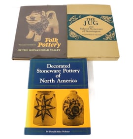 LOT OF STONEWARE POTTERY REFERENCE BOOKS