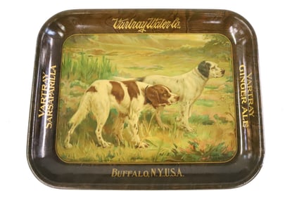 VARTRAY WATER CO. ADVERTISING TRAY