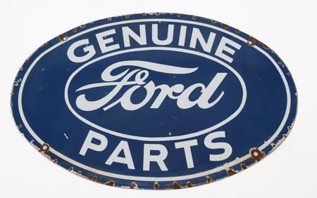 FORD GENUINE PARTS ADVERTISING SIGN