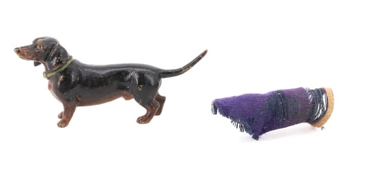 VINTAGE VIENNA BRONZE DACHSHUND