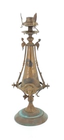 19TH C BRASS COMMERCIAL CIGAR LIGHTER