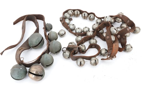 VICTORIAN BRASS SLEIGH BELLS