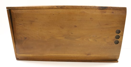 LARGE 19TH C. SLIDE LID BOX