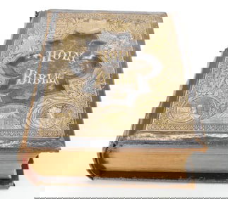 ANTIQUE FAMILY BIBLE