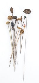 (15) VICTORIAN HAT PINS