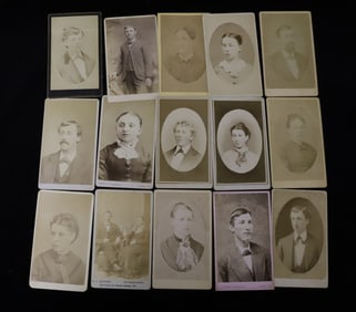 LOT OF LEBANON, PA CABINET CARD PHOTOGRAPHS