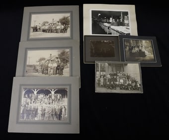 LOT OF CABINET CARD PHOTOGRAPHS