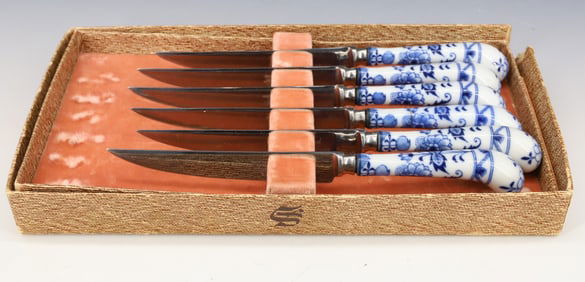 SHEFFIELD BLUE ONION STEAK KNIVES