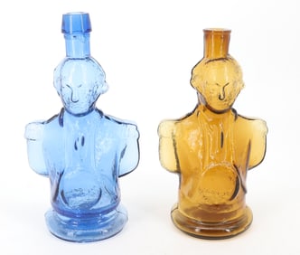 (2) GEORGE WASHINGTON BITTERS BOTTLES