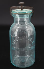 MILLVILLE ATMOSPHERIC FRUIT JAR