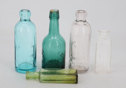LOT OF NE PA BOTTLES